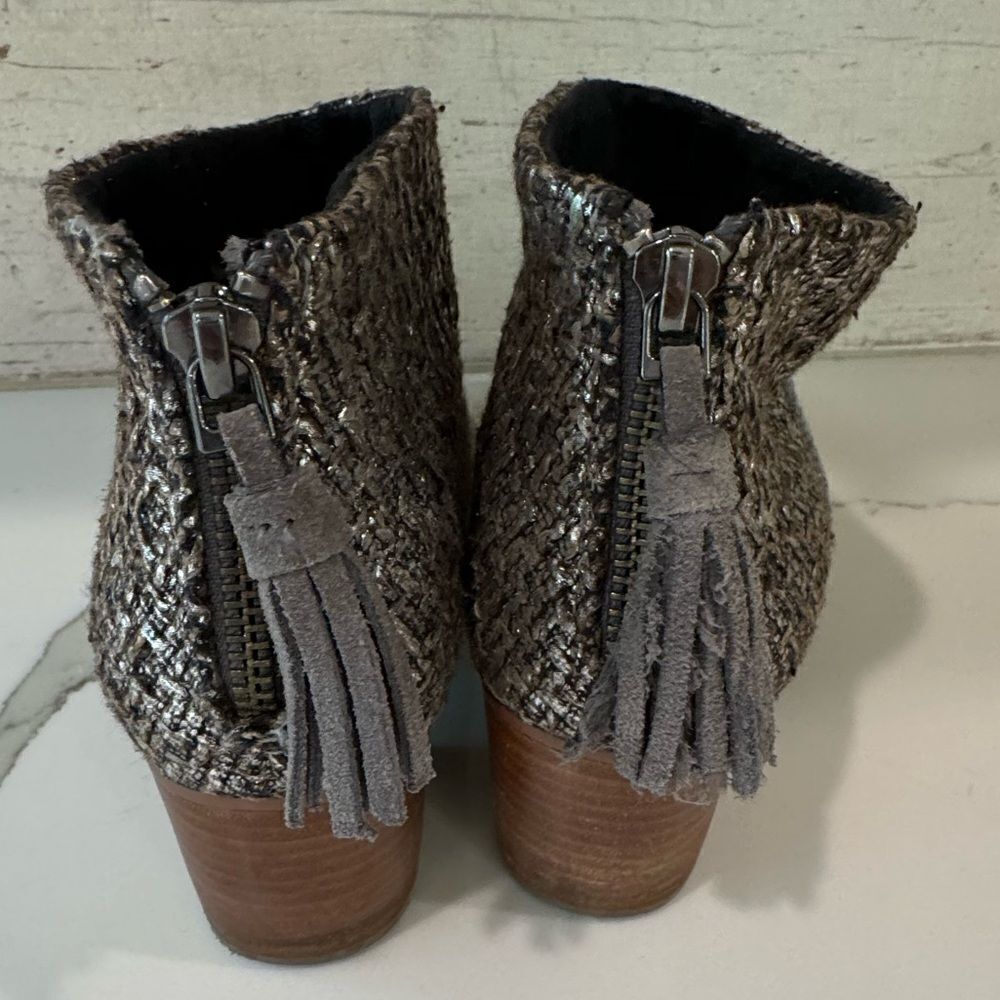 TOMS sparkle top booties - Picture 3 of 5